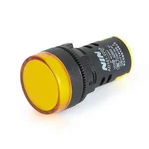 Indicador de luz LED de piloto, 6V, 24V, 240V, AD22, AD16