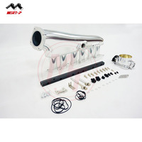 Collecteur d'admission en aluminium MERTOP RACING pour moteur YOTA 2JZ GTE 2JZGTE, kits de collecteur avec rail de carburant
