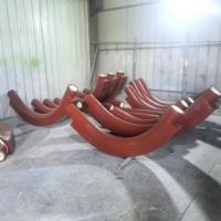 Taili Fabrication sur mesure Carreaux de céramique d'alumine de qualité industrielle Accessoires de tuyaux Pliage de soudage résistant à l'usure doublé de plaques