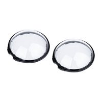 Protection d'objectif PC à clipser haute transparence compatible Insta360 X5, double protection d'objectif, accessoires pour caméra d'action, 2 pièces