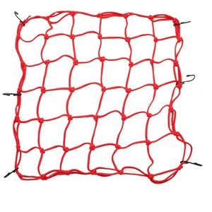 Red elástica para carga de motocicleta, red elástica resistente con 6 ganchos de plástico ajustables - Product Image 1