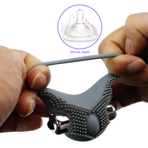 2025 Neue kraft betriebene männliche Verschleiß stimulation produkte Sperr vibrations ring für Spermien Weiblicher Silikonverzögerungs-Spermien verriegelung sring - Product Image 6