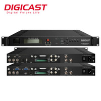 Equipo de Cabecera de TV Digital, Decodificador ISDB-T ATSC HD H.265 HEVC, Receptor Digital IRD Profesional para DVB