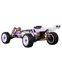 Mentors Wltoys 124019 1/12 2.4ghz Coche RC de Alta Velocidad 60km/h con Chasis de Aluminio y Engranajes de Zinc para Drift