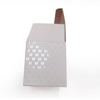 Emballage personnalisé de haute qualité en argent estampé, gaufré, avec revêtement UV, logo personnalisé, recyclable, pour cosmétiques, bougies, cadres photo, boîtes et dossiers