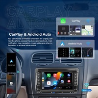 Autoradio Android 7/9 pouces avec écran tactile pour VW Volkswagen, CarPlay sans fil, GPS, Bluetooth, multimédia embarqué avec caméra de recul