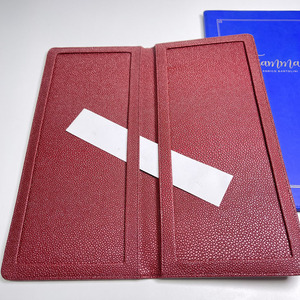 Cubierta de menú de cuero PU personalizada Clip de factura vajilla de alta calidad para restaurante Hotel para sala de estar baño cocina ropa - Product Image 5