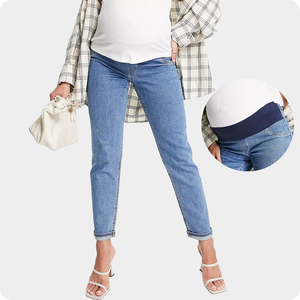 Jeans <span class=keywords><strong>de</strong></span> maternité pour femmes enceintes, pantalons d'allaitement - Product Image 1