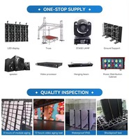Écran LED HD étanche P2.6 P2.9 P3.91, mur vidéo LED mobile, location de mur vidéo LED, affichage LED géant pour publicité extérieure