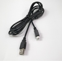 Ps3 Kabel Pengisi Daya 5Pin Mini, Kabel Data Pengisi Daya USB 2.0 untuk Pengontrol PS3
