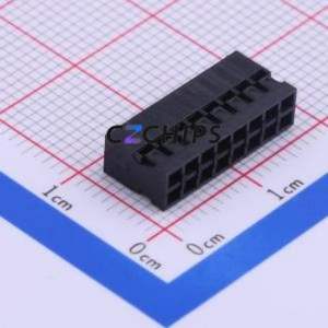 A2005H-2x8P Housing (Wire-to-Board / Wire-to-Wire) P=2mm Connector ( Jack Structure: 2x8P )( Pitch: 2mm )( Number of Rows: 2 ) - Product Image 1