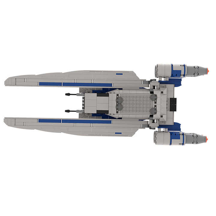 MOC-88721 Andor's White U Wing Star Dropship Blocks Toy Wars U-Wing ...