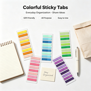 SK Marqueurs de page autocollants colorés, index, organiseurs, blocs-notes - Product Image 3