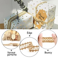 Çuval bezi DIY jüt halat el yapımı doğal keten şerit Hessian jüt bükülmüş sicim hediye sarma düğün dekor için