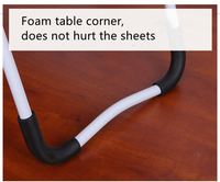 Table pliable pour ordinateur portable, gain de place, pour dortoir universitaire, lit, étude, petit appartement, bureau d'ordinateur pliable, pieds antidérapants