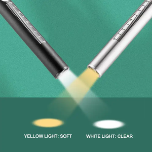 ไฟฉายขนาดเล็กแบบ USB ที่นำกลับมาใช้ใหม่ได้ ไฟ LED กันน้ำแบบชาร์จไฟได้ ไฟฉายแบบปากกาแสงแรงสูงสำหรับแพทย์ - Product Image 3