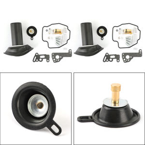 Kit de réparation de <span class=keywords><strong>carburateur</strong></span> pour Yamaha <span class=keywords><strong>VIRAGO</strong></span> <span class=keywords><strong>535</strong></span> XV535 1990-2001, 2 ensembles, plongeur, diaphragme, accessoires de moto, pièces détachées - Product Image 2