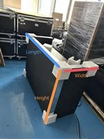 RGX Fábrica Fabricación DJ Pantalla Led portátil Tres lados GOB Pantalla LED P2.9mm KTV Fiesta de cumpleaños Boda Victoria Banquete