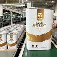2K Dua Komponen Lapisan Akrilik Berkilau Tinggi untuk Perlindungan Permukaan Mobil, Aplikasi Semprot