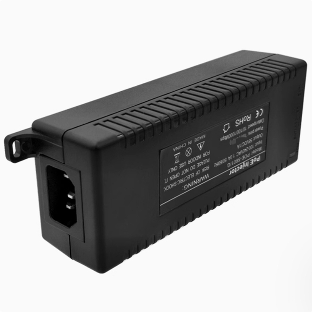 Gigabit POE Injector, 56V 60W Power Over Ethernet, IEEE 802.3af Compliant, 10/100/1000Mbps
