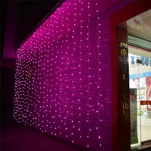 220v 100 led mor decoracion navidad cortina luces christmas dekorasyon fabrika - Product Image 3