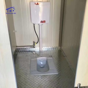 Inodoro de Panel sándwich de luz pequeña portátil móvil para exteriores de diseño moderno para lugares públicos espesor estándar para baños - Product Image 6