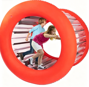 Rouleau gonflable en PVC pour enfants, aire de jeux pour pelouse et plage, jouet interactif parent-enfant, <span class=keywords><strong>piscine</strong></span> à balles pour la natation et le ramassage des balles - Product Image 3