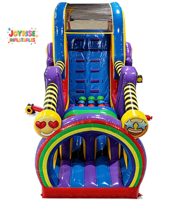 Pista <span class=keywords><strong>de</strong></span> Obstáculos Inflable <span class=keywords><strong>de</strong></span> PVC Comercial con Diseño <span class=keywords><strong>de</strong></span> Cara Sonriente para Niños y Adultos, con Soplador, para Eventos al Aire Libre - Product Image 4