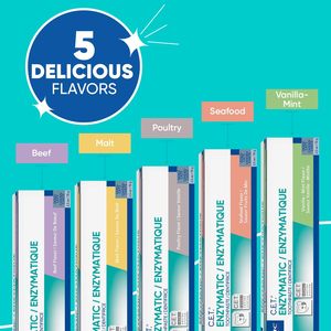 Dentifrice enzymatique <span class=keywords><strong>pour</strong></span> chiens, chats et animaux <span class=keywords><strong>de</strong></span> compagnie |   Dentifrice <span class=keywords><strong>pour</strong></span> animaux <span class=keywords><strong>de</strong></span> compagnie saveur volaille, anti-tartre et anti-plaque <span class=keywords><strong>pour</strong></span> une haleine fraîche - Product Image 3
