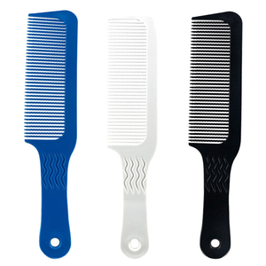 Peluquería Clipper peine antideslizante mango carbono antiestático mango peluquero corte de pelo palo pelo para salón profesional herramienta cabello - Product Image 3
