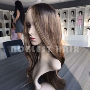 Perruque européenne pour femme, cheveux remy, coupe blonde, plusieurs dimensions - Product Image 6