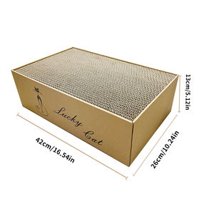 Krabpaal, 4 stuks in 1 kartonnen doos, krabplank voor binnenkatten en kittens, krabplank om meubels te beschermen - Product Image 4