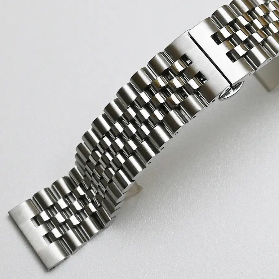 Stainless Steel Watch Band Strap Bracelet Replace Watchband Silver Black 18mm 20mm 22mm for Seiko Samsung Huawei