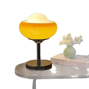 Bauhaus Style Table Lamp E27 LED Eye Caring 220V Switch Control Nordic Retro Decorative Lamp For Living Room Bedroom - Product Image 4