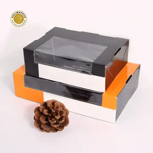 Caja desechable de Papel Kraft para Sushi, venta al por mayor