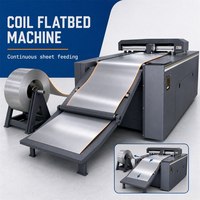 Machine de découpe à plat F6090 avec rainurage rotatif et découpe automatique de contour pour étiquettes en carton 600mm 900mm