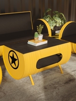 Ensemble de table et de canapé en fer forgé industriel pour restaurant, bar à domicile, de haute qualité, durable et respectueux de l'environnement