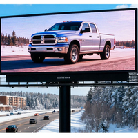 Écran d'affichage LED pour publicité extérieure P4, couleur pleine, haute définition, haute luminosité, panneau d'affichage étanche, mur vidéo LED