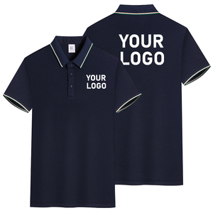 เสื้อโปโลสีดำลายทางแบรนด์ดัง คอปกสีแดง ผสมผ้ายืด 10% โพลีเอสเตอร์ 90% สำหรับผู้ชาย ดีไซน์สีสันสวยงาม - Product Image 6
