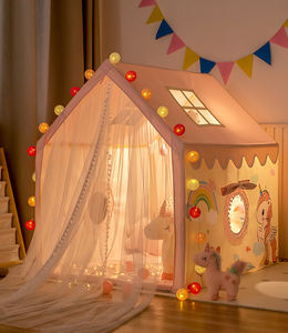 บ้านเจ้าหญิงสำหรับเด็กผู้ชายเด็กผู้หญิง,บ้านตุ๊กตาสำหรับเล่น<span class=keywords><strong>ใน</strong></span>ร่มเต็นท์สำหรับเด็ก - Product Image 6