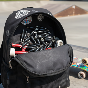 Herramienta de Dedo para Patineta, Mini, Negra, 34mm, Ligera, de Aleación de Zinc y Acero Inoxidable, Piezas para Patineta Dragon, Superventas - Product Image 1