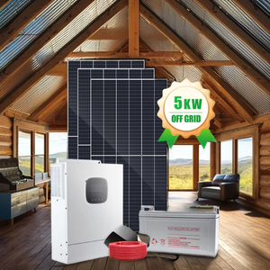 Kit de Energía Solar de 3KW para Conexión a la Red, con Batería de Litio-Ferrofosfato Monocristalina, Estación de Energía Portátil, Onda Sinusoidal Pura, para Exteriores - Product Image 3