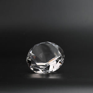 Diamant förmiger K9 Kristall Brief besch werer <span class=keywords><strong>60mm</strong></span> 70mm 80mm 100mm Durchmesser Optisches Handwerk - Product Image 2