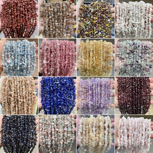 Bán Buôn 5-8Mm 80Cm Đá Tự Nhiên Loose Beads-Multi-Vật Liệu Không Thường Xuyên Chip Cho Đồ Trang Sức DIY Làm - Product Image 1