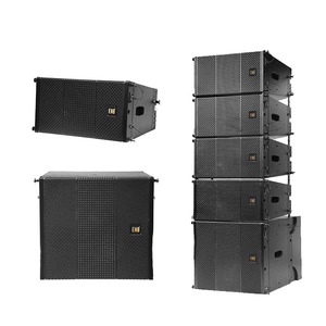 NC210プロフェッショナルオーディオシステム2-10インチスピーカーと18インチサブビデオ & 照明付きフルレンジ2ウェイラインアレイ - Product Image 2