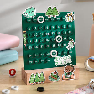 Calendario Perpetuo <span class=keywords><strong>de</strong></span> Acrílico Personalizado con Impresión <span class=keywords><strong>de</strong></span> Anime, Calendario <span class=keywords><strong>de</strong></span> Escritorio Decorativo Creativo y Kawaii - Product Image 5