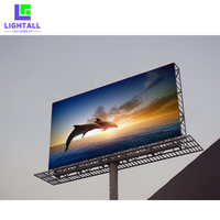 Écran d'affichage LED SMD RGB polychrome extérieur P3 P4 P5 P6 P8 P10 pour grand panneau publicitaire