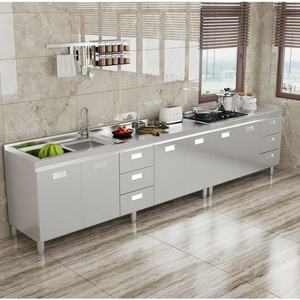 طاولة مطبخ محمولة قابلة للطي من الفولاذ المقاوم للصدأ الأكثر مبيعًا بتصميم قابل للتعديل ومقاومة للتآكل للاستخدام أثناء التخييم - Product Image 3