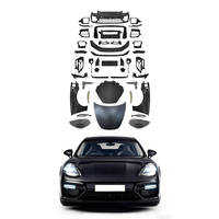 Kit Frontal Tegarry 970 Upgrade 971 1:1 (Incluye Capó + Faros Delanteros) para Panamera 970 2009-2016, Material PP, Fácil Instalación