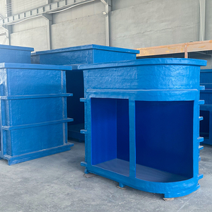 ถังเพาะพันธุ์ปลาคาร์ฟกลางแจ้งจากโรงงานโดยตรง สำหรับการเพาะเลี้ยงสัตว์น้ำ ถัง FRP - Product Image 4